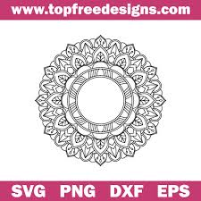 Download Free Mandala Svg File Topfreedesigns