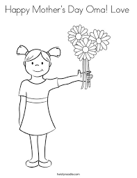 They are all original to activity village and there's something for all ages! Happy Mother S Day Oma Love Coloring Page Twisty Noodle