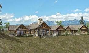 Hybrid plans timber frame hq. Custom Log Home Timber Frame Hybrid Floor Plans Wisconsin House Plans 64604