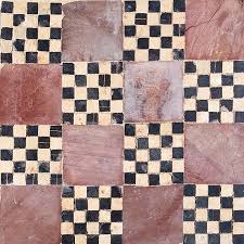 Check Block Honed Limestone Mosaics 8x8 Country Floors Of America Llc Mosaic Beach Inspired Decor Flooring