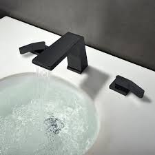 modern widespread bathroom sink faucet
