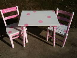 Painted Child S Table And Chairs Shabby Chic Table And Chairs Painting Kids Furniture Shabby Chic Dressing Table