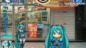 mugen無限格鬥初音ミク生存模式survival battle 5 miku hatsune run survival mode hatsune miku survival mode hatsune
