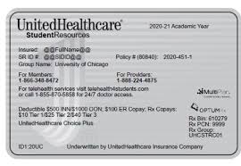 Your medical plan id card carries all the information you'll need when you get care. United Healthcare Student