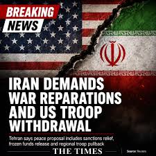 Trump scoffs at Iran's demand for war reparations: Here's the latest  developments in the Iran war and the wider Middle East 👇