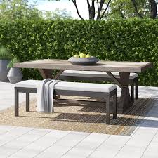 Rosecliff Heights Pederson Dining Table Reviews Wayfair In 2020 Outdoor Dining Table Concrete Dining Table Clearance Patio Furniture
