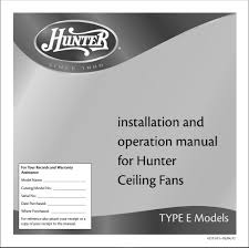 This combination of design and functionality is one of the main characteristics of hunter fans ever since the beginnings in 1886. Hunter 18865 60 1886 Limited Edition Instruction Manuals And User Guides