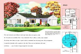 The typical ranch house features a large picture window in the living room and smaller windows throughout the house. 1950s House Plans For Popular Ranch Homes