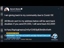 Here's what the hack entails, how to avoid it, and why it's been so successful at stealing cryptocurrency for so long. Obama S Twitter Account Hacked Along With Elon Musk Jeff Bezos And Others Abc7 Youtube