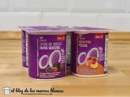 Yogur Desnatado Edulcorado Con Frutas Dia En El Blog De Las Marcas Blancas Frutas Yogur Frutos Silvestres