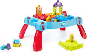 Mega Bloks Mega Bloks Build N Learn Table 30 Pieces Indoor Toys Fisher Price Mega Bloks