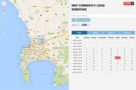 All timely updates and important highlights, from updated schedules to the current loadshedding stage and status. Load Shedding Map Cape Town Western Cape Area Maps