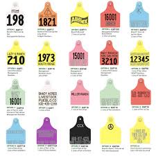 Custom Ear Tag Layouts By Allflex Sold By Cck Ear Tag Cattle Tags Custom Tags