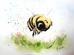 Pin By Patricia De Freitas On Arte Bee Art Bee Painting Colorful Art