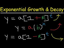 Exponential Growth And Decay Word Problems Functions Algebra Precalculus Youtube