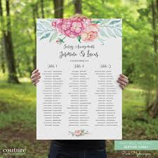 Printable Wedding Seating Chart Diy Printable Guest