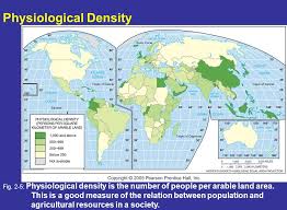 Physiological Density Jpg 979 720 Human Geography Ap Human Geography Middle School Daughter