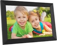 Digital Picture Frame 10.1 Inch WiFi Digital Photo Frame Electronic Picture Frame Slideshow, Built-in 16GB Storage, Wall-Mounted, Easy to Upload Photo ...