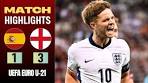 Video Spain u21 vs England u21 Highlights | 1-3 | Harvey Elliott ... - YouTube