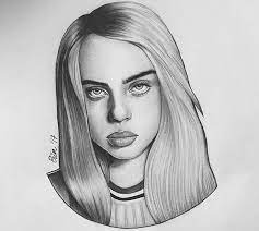 Цифровые арты, рисунки на бумаге, картины на холсте, рисунки на ткани, дереве, камне и других материалах, процессы рисования. Portret Billi Ajlish Karandashom Poisk V Google Risunki Znamenitostej Risunki Risunok Karandashom