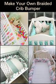Make Your Own Braided Crib Bumper Craft Projects For Every Fan Baby Crib Diy Newborn Crib Crib Bumper