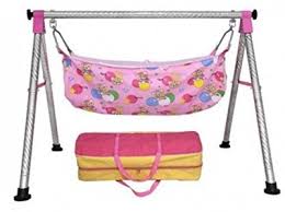 40 Off On Sajani Stainless Steel Indian Style Ghodiyu Palna Swing Cradle For Born Baby With Cotton Hammock Multicolor On Flipkart Paisawapas Com