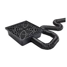 12 In Low Profile Catch Basin Downspout Extension 4700 The Home Depot In 2020 Downspout Downspout Drainage Gutter Drainage