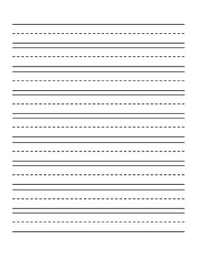 Printable pdf writing paper templates in multiple different line sizes. Primary Writing Paper Vertical With Illustration Box And Lines By Meghan Snable