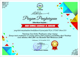 This desain sertifikat ijazah penghargaan is a multipurpose certificates template can be used this tepmlate on diploma, school, institution, collage, achivement, sport certificate. Rimb Art Desain Seni Tradisional Sertifikat Penghargaan