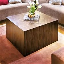 Top them with a wood tray to corral remotes and coasters or to place a bowl of popcorn for movie night, then split up the set for extra seating at your next soiree. Cube Coffee Table Do Ii Designs