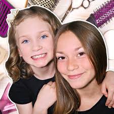 Aubrey and Anavaeh wanted the same haircut! Twins!