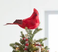 Shop our selection of christmas ornaments to make your tree fun, festive and personal. Cardinal Christmas Tree Topper Pottery Barn