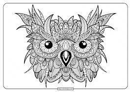 Click on a thumbnail of the coloring sheet you'd like to use and a pdf file will open up, allowing for easy printing. Printable Owl Mandala Pdf Coloring Pages
