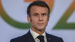 PRESIDENT MACRON CALLS FOR EUROPEAN UNITY French President Emmanuel Macron  said Russia is the aggressor in its war against Ukraine following a heated  exchange between Ukrainian President Volodymyr Zelensky and U.S. President