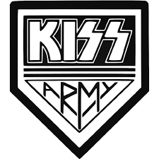Black And White Kiss Logo Account Suspended Vinyl Decal Stickers Vinyl Decals Kiss Army