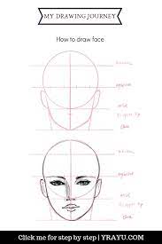 To help you with this you can create guidelines going from one ear to the other following the general head shape. How To Draw A Face Proportion Face Proportions Drawing Drawing Tutorial Face Face Proportions