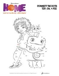 Check spelling or type a new query. Dreamworks Home Free Printable Connect The Dots Coloring Page Mama Likes This Connect The Dots Dreamworks Home Coloring Pages