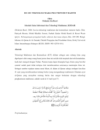 Teknologi maklumat boleh didefinisikan sebagai penggunaan sistem komputer dan telekomunikasi untuk menyimpan, mengambil, melindung, memproses, melihat dan menghantar maklumat tanpa batasan waktu dan tempat. Pdf Isu Isu Teknologi Maklumat Dan Komunikasi Menurut Hadith
