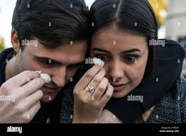 Crying news hi-res stock photography and images