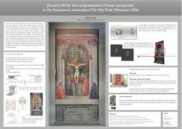 In 1570 giorgio vasari covered the fresco with a stone altar and painting of the madonna del rosario now on show in the bardi chapel, upon the wishes of camilla di pietro capponi, the widow of pietro arrighetti, in her last will and. Pdf Poster Ar For The Comprehension Of Linear Perspective In The Renaissance Masterpiece The Holy Trinity Masaccio 1426