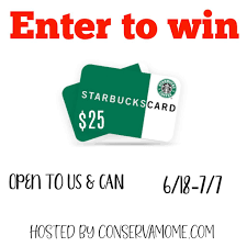 I purchased this card as a gift, but when they tried to use the card, starbucks said that the card was not activated. 25 Starbucks Gift Card Giveaway Ends 7 7 The Homespun Chics