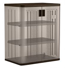 Shop for resin outdoor cabinet online at target. Suncast 36 Resin Garage Storage Cabinet Locker Gray Walmart Com Walmart Com