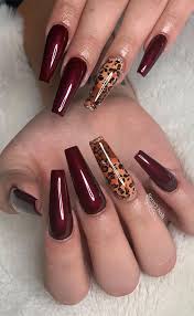 See more ideas about nail art, nail designs, nail art designs. 47 Beautiful Nail Art Designs Ideas Dark Red And Leopard Nails