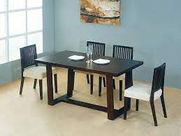 Contemporary Wooden And Microfiber Seats Designer Modern Dining Room Modern Dining Room Traditional Dining Rooms Contemporary Dining Table