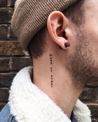 Meaningful Small Tattoos For Women Simple Small Tattoo Ideas Small Neck Tattoos Neck Tattoos Women Neck Tattoo For Guys