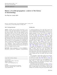Flowers and trees simbio answers. Pdf History Of Orchid Propagation A Mirror Of The History Of Biotechnology Joseph Arditti Academia Edu
