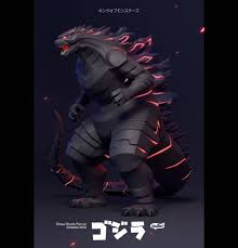 Godzilla Dinsai Fanart 3d Model Rendering By Dongk Concept Design By Chaninnincha Produced By Dinsa All Godzilla Monsters Godzilla Comics Kaiju Monsters