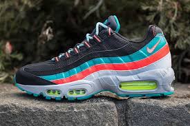 Nike Air Max 95 Solar Red Emerald Volt Eu Kicks Sneaker Magazine Nike Free Shoes Nike Air Max Nike Air Max 95