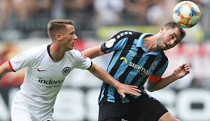 The german football association decided to hold a penalty shootout if the replay was another draw after a similar situation arose in the 1970 cup , when the match between alemannia aachen and. Dfb Pokal Sv Waldhof Mannheim Gegen Eintracht Frankfurt 3 5 Der Live Ticker Zum Nachlesen