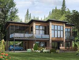 Plan 90232pd Dramatic Contemporary Home Plan Modern Contemporary House Plans Modern Style House Plans Small House Plans